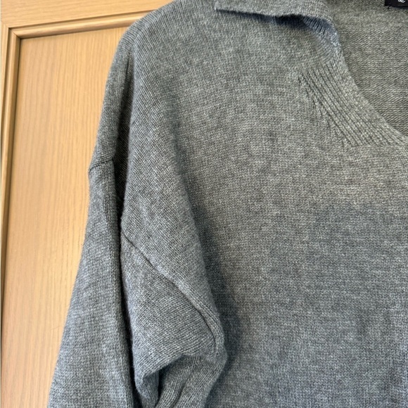 NWT New Collection Deadstock Made in Italy Wool Blend Collar Sweater / medium - Picture 8 of 9